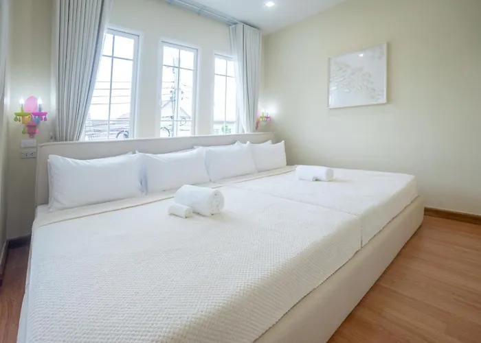 Villa H3 For 14 With Pool Gym And Loft Bed Near Safari World Bangkok